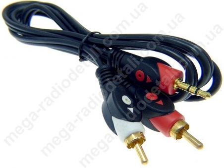 Кабель 3,5mm - 2RCA 1.2m.