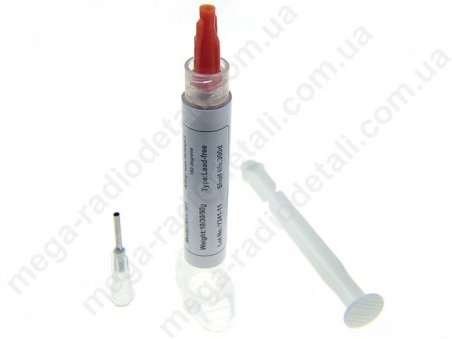 Паяльна паста Sn64.7Bi35Ag0.3  183°C 10g