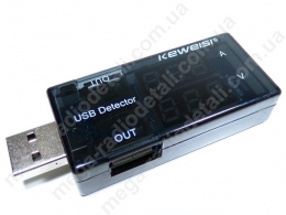 Тестер заряда USB 3...9V, 0..3.0A
