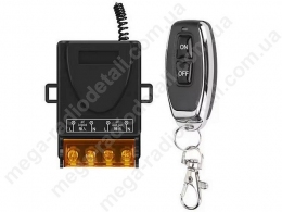 Комплект реле радіокероване 220V 433MHz вихід 1х1кВт. пульт