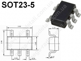 Мікросхема LM321MFX SOT-23-5