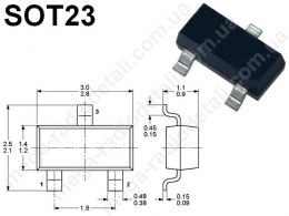 Мікросхема OH9213 датчик холла цифровий SOT-23 (1383)