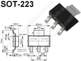 Микросхема AMS1117-1.5 SOT-223